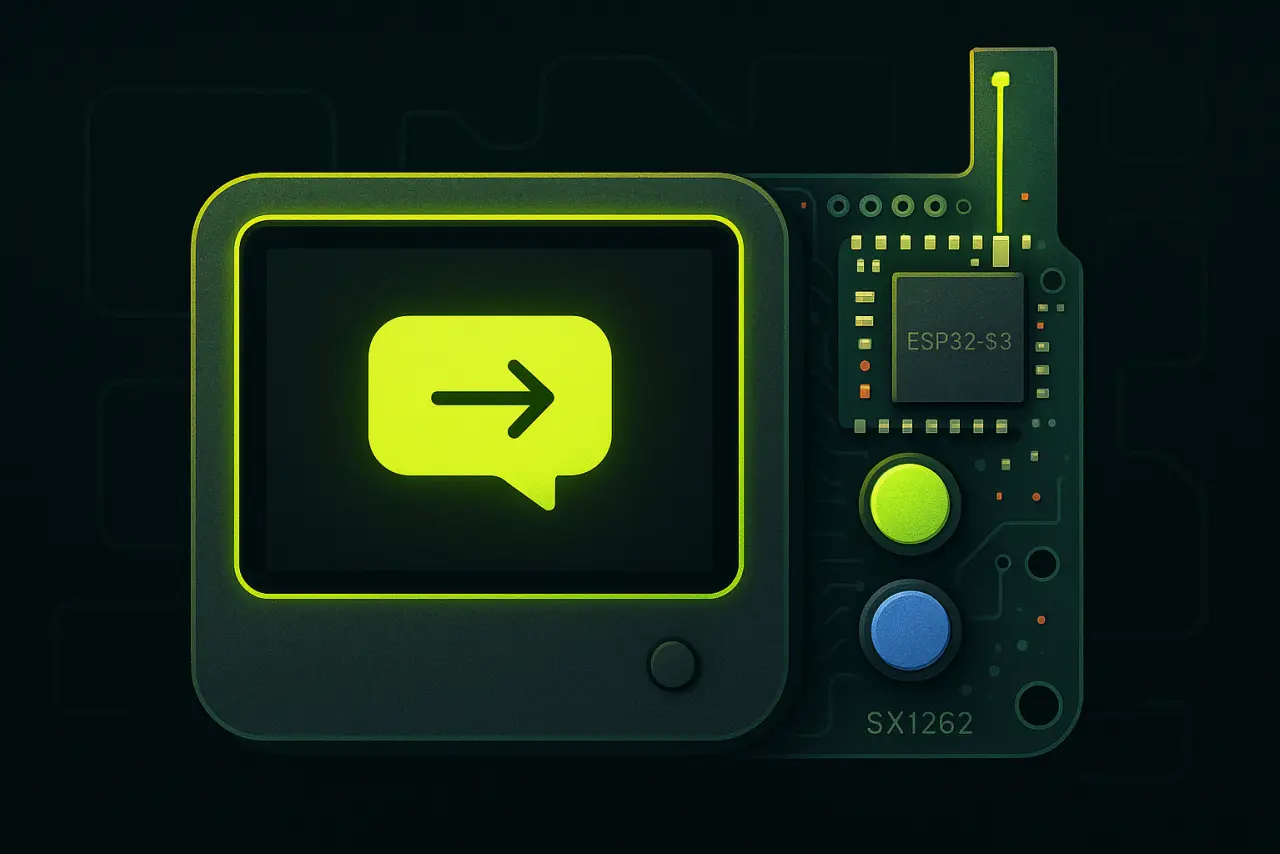 Touch IPS LoRa Display electronics build illustration
