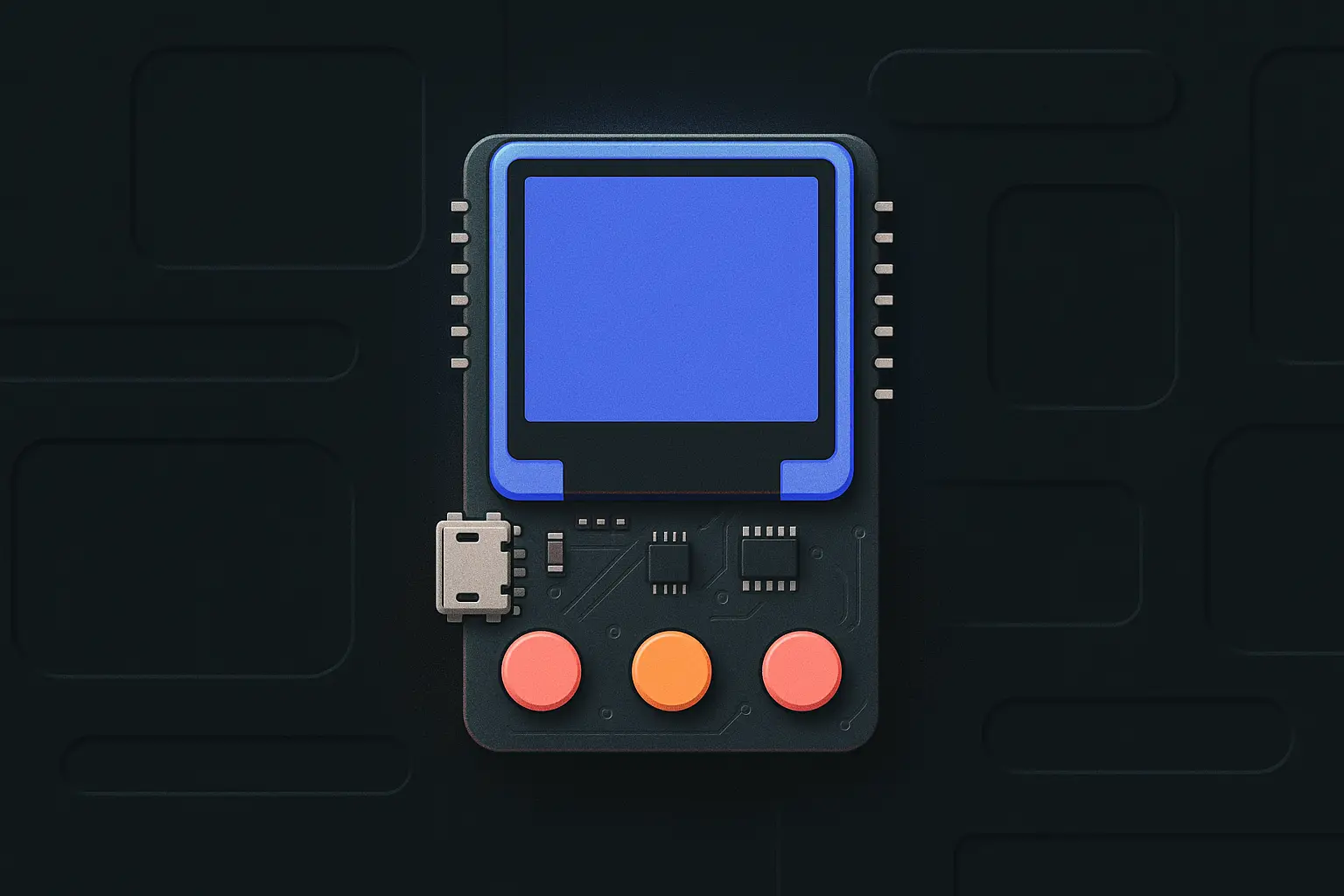 TFT Display electronics build illustration